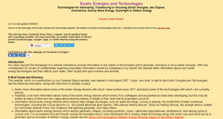 Desktop Screenshot of exoticenergies.vpinf.com